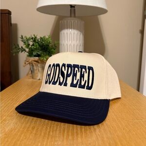 HEITMAT Embroidered Godspeed Hat (Navy)